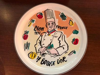 null Assiette commémorative du 5ème Bocuse d'Or 