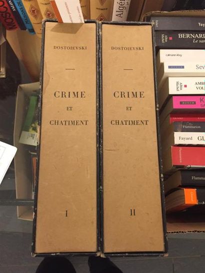 null Crimes et châtiments, Dostoïevski, 2 volumes sous emboitage