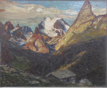 null Jean Communal (1911-1982)
"Montagne" 1922
Huile sur panneau 
Signée en bas à...