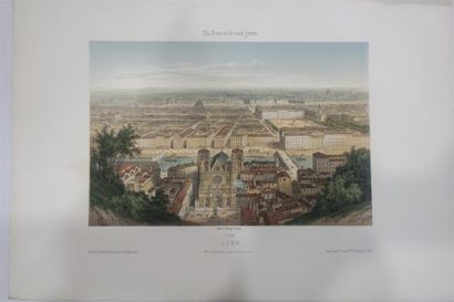 null LYON - Léon Auguste ASSELINEAU (1808-1889)
Lyon, vue générale prise de Fourvière...