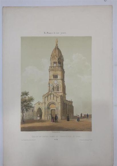 null LYON - Léon Auguste ASSELINEAU (1808-1889)
Eglise de Notre Dame de Fourvière...