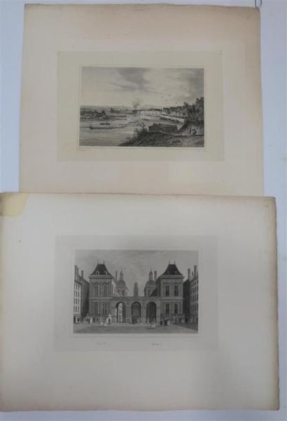 null LYON (XIXème siècle)
Fort lot de diverses gravures sur acier (environ 60 planches)
Format...