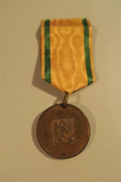 null Belgique, Médaille de la garde bourgeoise de Bruxelles 1814 1815, très rare
