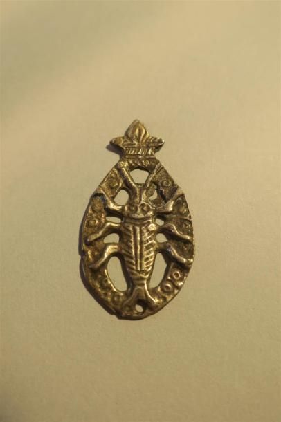 null France Sahara- médaille insigne de l'Ordre du CAFARD de MEDENINE, rare 