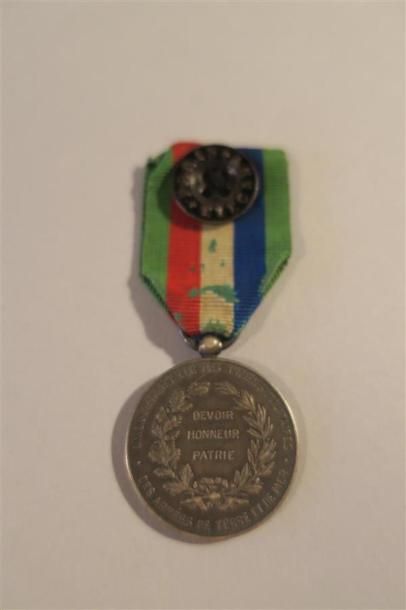 null France - Médaille anciens militaires d'ANGOULEME, guerre 1870