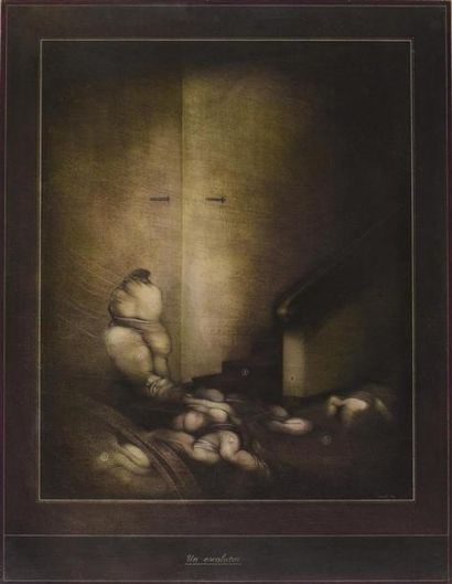 null Georges Bru (né en 1933)
Un Escalator 
Mine de plomb et encre, aquarelle sur...