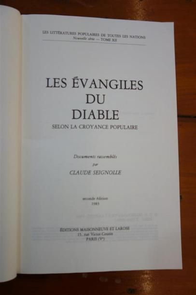 null Les évangiles du Diable par Claude Seignolle 
