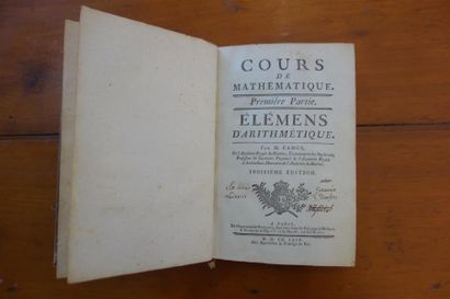 null Cours de mathématique par M. Camus, 1764, 2 volumes