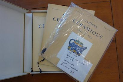 null Cahiers de la céramique et des arts du feu, collection complète 59 numéros (dont...