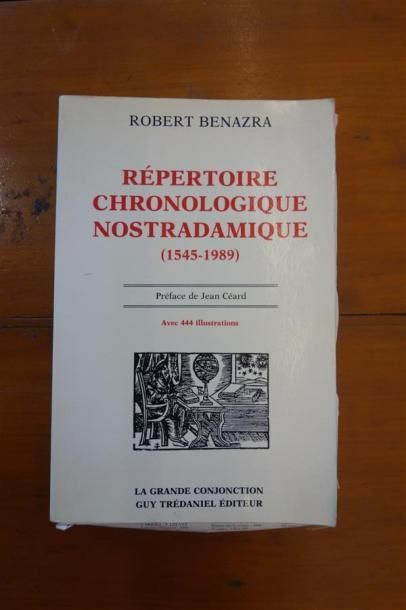 null Répertoire chronologique nostradamique (1546-1989) avec illustrations, par Robert...