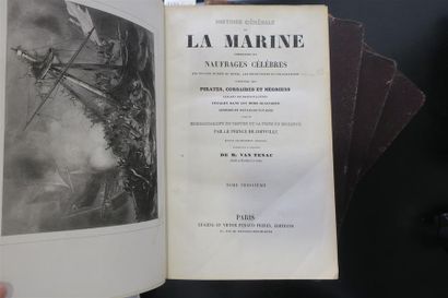 null Histoire générale de la marine par le Prince de Joinville, 4 volumes