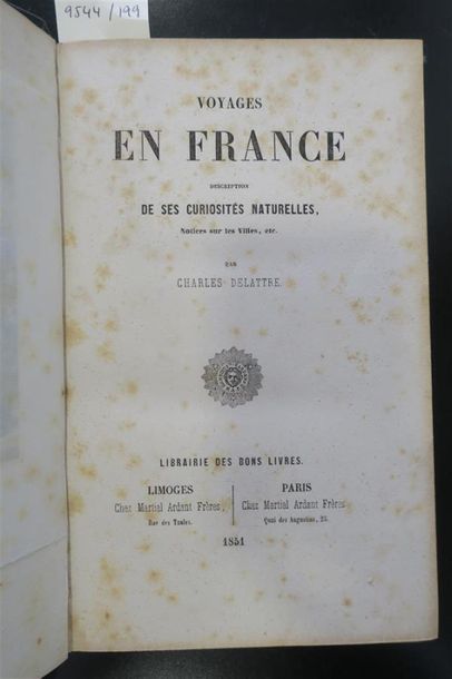 null Charles Delattre, Voyages en France 