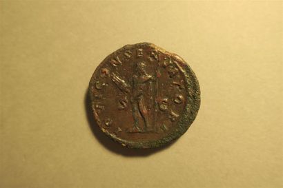 null MACRIN (217-218) SESTERCE en laiton frappé à Rome en 217-218 , 27g 38, Rv IOVI...