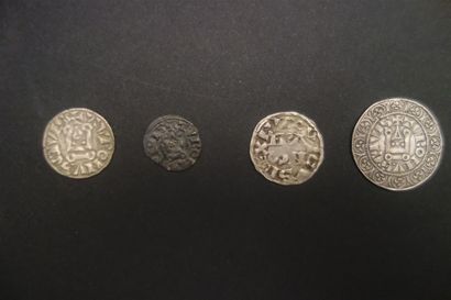 null LOUIS IX (saint louis) (1245-1270) : GROS TOURNOIS en argent , 3g 60, DUP 190d...