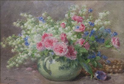 François Rivoire (1842-1919). Bouquet de...