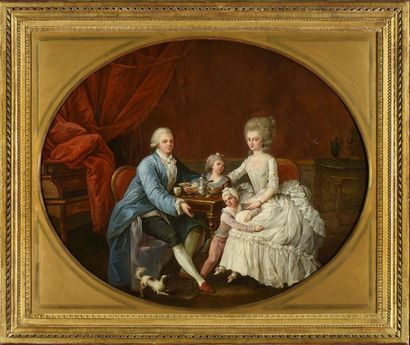  ECOLE FRANÇAISE Dernier Quart du XVIIIe siècle. Entourage de Charles Lepeintre (1735...