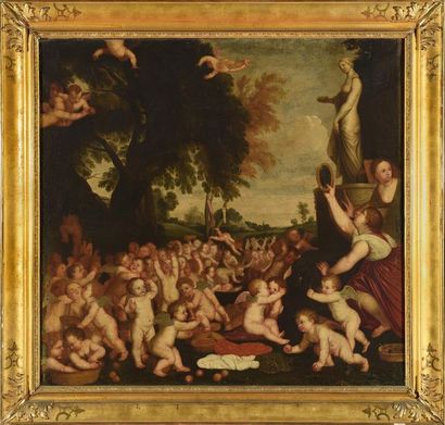 null PADOVANINO Alessandro Varatori, dit il (Atelier de)
Padoue 1588 - Venise 1649.
La...