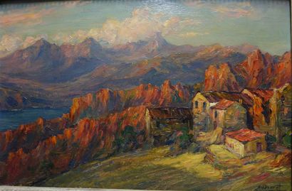 Ennemond Drevet (1866 - ?). Les montagnes...