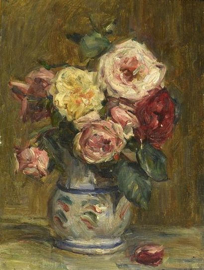 null Joseph Auguste Brunetton (1863-1923).
Fleurs.
Huile sur toile.
Signé en bas...