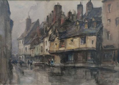 Joannès Drevet (1854-1940). Dijon, 1917....