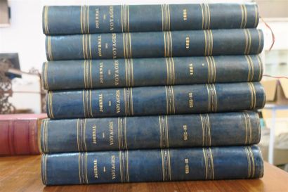 null Journal des voyages et des aventures de terre et de mer. 6 volumes. 