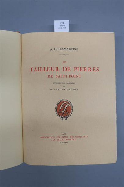 null LAMARTINE (Alphonse de). LE TAILLEUR DE PIERRES DE SAINT - POINT. LYON, ASSOCIATION
LYONNAISE...