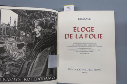 null ERASME. ÉLOGE DE LA FOLIE. Présentation, traduction et notes par Jacques et...