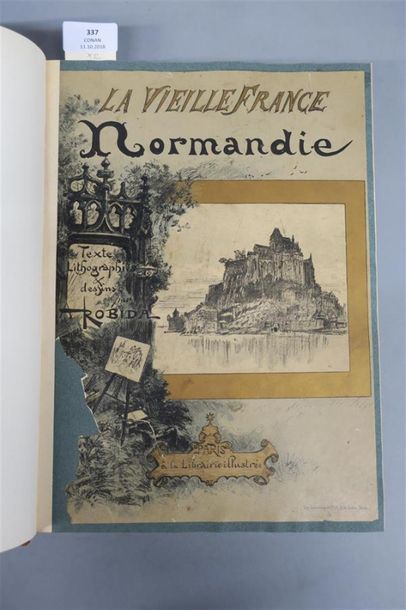 null ROBIDA (A.). LA VIEILLE FRANCE. NORMANDIE - LA TOURAINE. PARIS, A LA LIBRAIRIE
ILLUSTRÉE,...