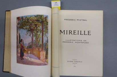 null MISTRAL (Frédéric). MIREILLE. PARIS, FASQUELLE, 1925. Un volume, in-8, demi-reliure...