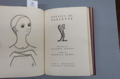 null SÉZEAU (Violette). POÉSIES DE VIOLETTE. Préface de Maurice Bedel. PARIS, IMPRIMERIE
NATIONALE,...