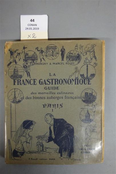 null CURNONSKY & MARCEL ROUFF. LA FRANCE GASTRONOMIQUE. Guide des merveilles culinaires...