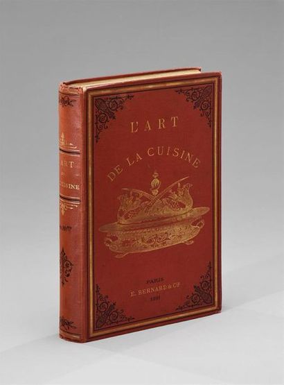 null CHEMIN (CH.). L'ART DE LA CUISINE. PARIS, BERNARD & Cie, 1891. Un volume, in-8,...