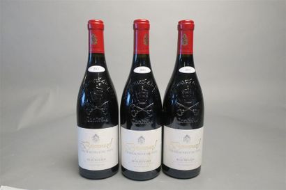 null 3 B CHATEAUNEUF DU PAPE BOISRENARD Rouge Domaine de Beaurenard 2011