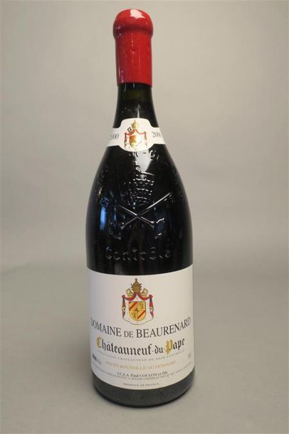 null 1 Mag CHATEAUNEUF DU PAPE Rouge (Caisse Bois) Domaine de Beaurenard 2000