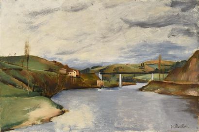 null Etienne Morillon (1884-1949)
Paysage
Huile sur toile.
Signé en bas à droite.
53,5...