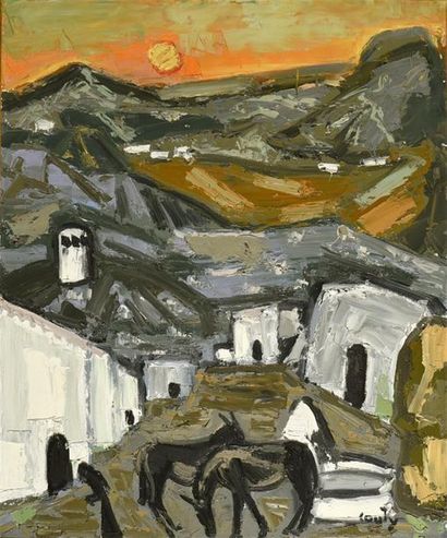 null Jean Couty (1907-1991)
Scène de village en Espagne,1967
Huile sur toile.
Signé...