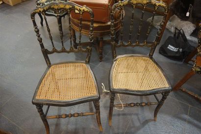 null Paire de chaises Napoléon III