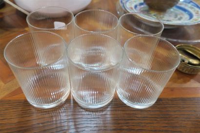 null Lot de 6 verres à eau 