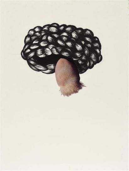null Cheryl Donegan (née en 1962)
"Sans titre", 1989
Collage sur papier
77 x 57 cm
Porte...