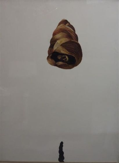 null Cheryl Donegan (née en 1962)
"Sewers of Monaco", 1989
Collage sur papier
Titré...
