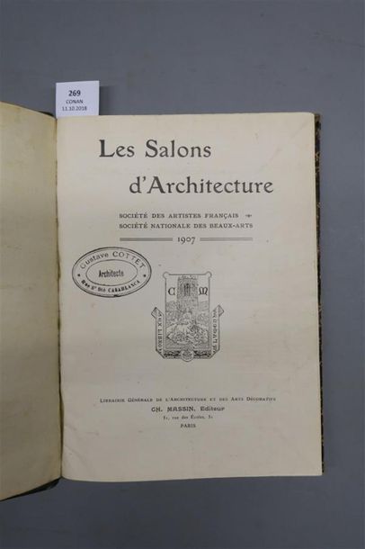 null SALONS D'ARCHITECTURE (Les). SOCIÉTÉ DES ARTISTES FRANÇAIS - SOCIÉTÉ
NATIONALE...