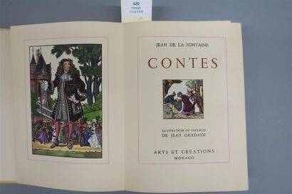 null LA FONTAINE (Jean de) - GRADASSI. CONTES. MONACO, ARTS ET CRÉATIONS, 1955. Deux
volumes,...