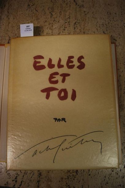 null GUITRY (Sacha). ELLES ET TOI. PARIS, RAOUL SOLAR, 1946. Un volume, in-4, en...