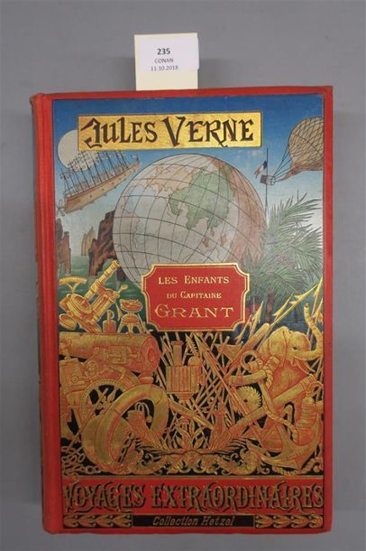 null VERNE (Jules). LES ENFANTS DU CAPITAINE GRANT. PARIS, HETZEL, s. d. Un volume,...