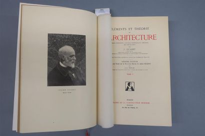 null GUADET (Julien). ÉLÉMENTS ET THÉORIE DE L'ARCHITECTURE. Sixième édition. Avec...