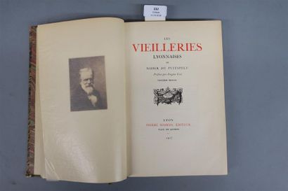 null NIZIER DU PUITSPELU. LES VIEILLERIES LYONNAISES. Préface par Eugène Vial. LYON,
MASSON,...