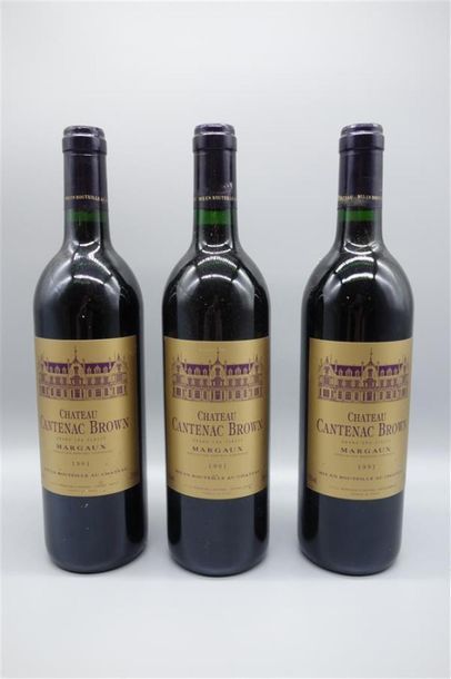 null 3 B CHÂTEAU CANTENAC BROWN GCC3 Margaux 1991