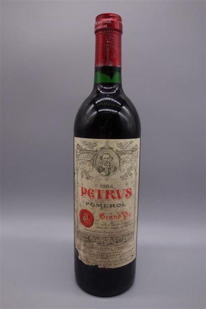 null 1 B PETRUS (e.a; Pass Import USA; quelques marques capsules) Pomerol 1984