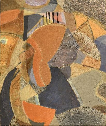 null Alfred Reth (1884-1966)
"Harmonie de matières"
1959
Huile, sable et collage...
