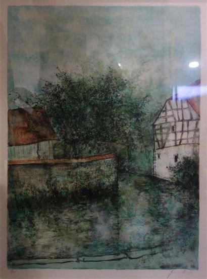 null Bernard Gantner (1928-2018)
Ma rivière
Lithographie en couleurs
Signé en bas...